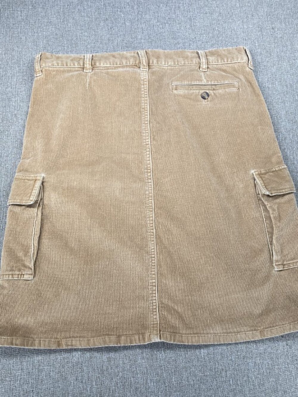 Polo Ralph Lauren Corduroy Cargo Skirt Women's 12 Brown Front Slit - Picture 10 of 13